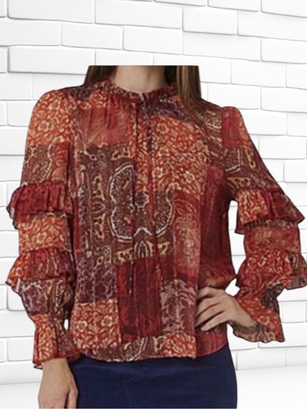 FRYE AND CO TOP💋EUC